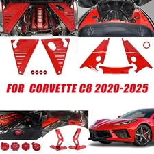 For Corvette C8 2020+ Accessories Engine Bay Panel Cover Hood Support Bracket