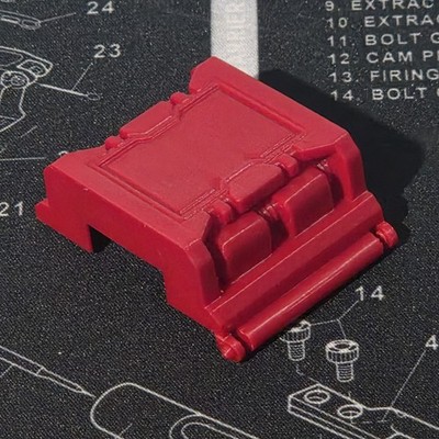 3D Printed Transformers G1 Brave Fortress Maximus Replacement Arm Cover Red PLA 