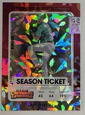 Zack Wheeler 2021 Panini Contenders Season Ticket Cracked Ice #d 20/23 #57
