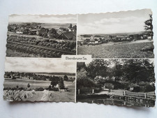 AK Ebersbrunn EisenbahnLinie Parkanlage Teich 1957 Zwickau Lichtentanne Landgraf