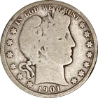 1901-O Barber Half Dollar