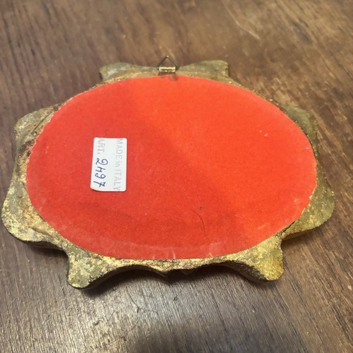 Vintage Italian Florentine Baroque Scroll Gold Gilt Small Wall Mirror ornate - Picture 4 of 5