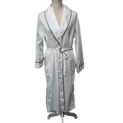 The Cats Pajamas Robe Classic Luxe Women S/M White Pima Cotton Shawl