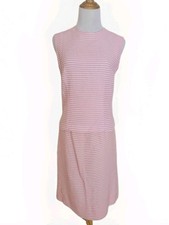Vintage Pink and White Two Piece Set