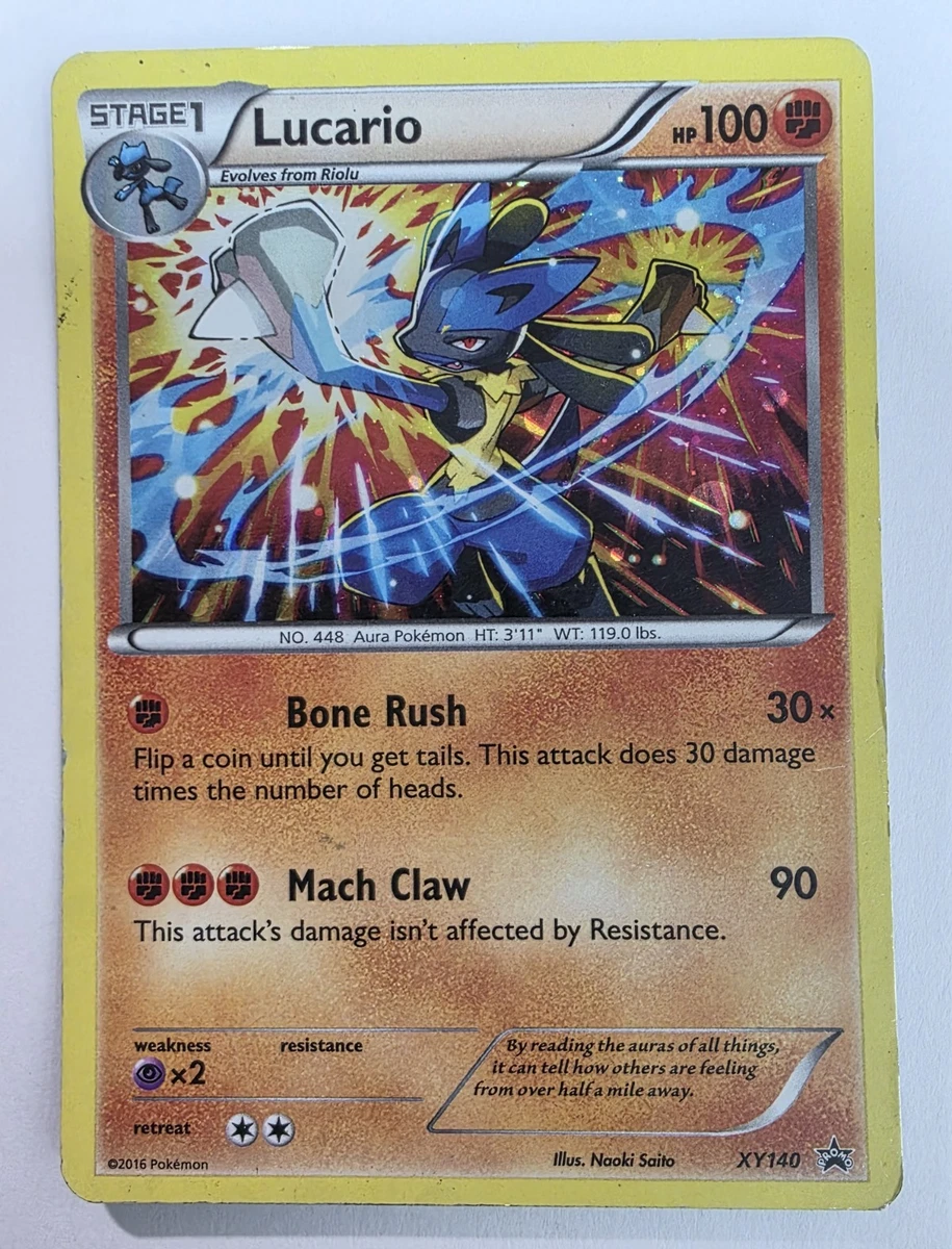 Pokémon Lucario Pokémon TCG XY Individual Collectible Card Game