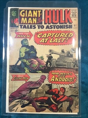 Tales to Astonish #61 Hulk Captured At Last Good Reader s Copy (1964)