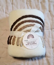 NEW Pottery Barn Tonal Rainbow Baby Knit Soft Blanket 30  X 40  