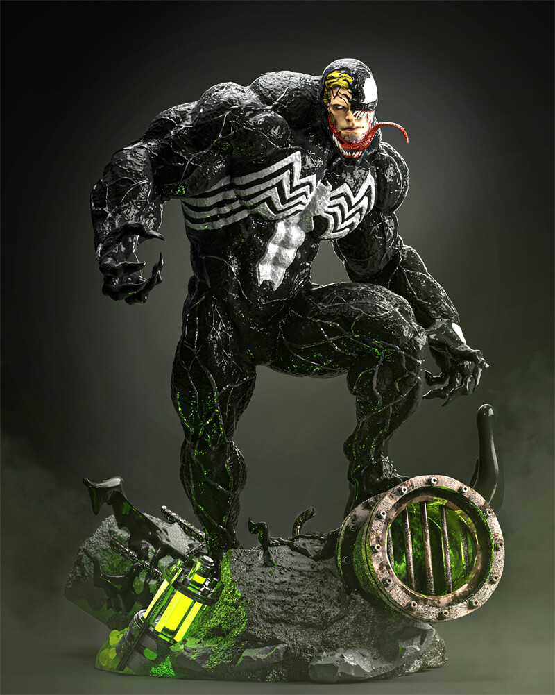 Venom フィギュア グッズ　セット Marvel Gamerverse Classics Venom 1/10 Scale Statue