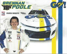 2020 BRENNAN POOLE "SPARTAN MOSQUITO DAYTONA 500" #15 NASCAR CUP SERIES POSTCARD