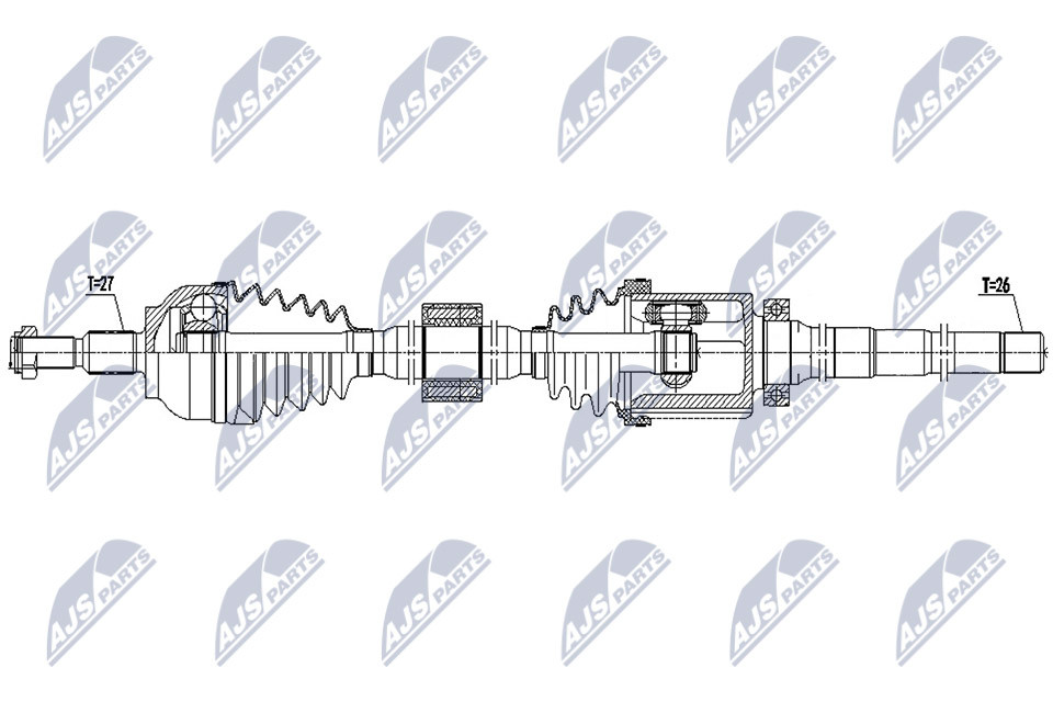 NTY NPW-FR-137 Drive Shaft for FORD - Image 10