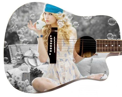 Taylor Swift Custom Graphics Guitar (25 Choices!) 41" Acoustic or Electric - Picture 15 of 26