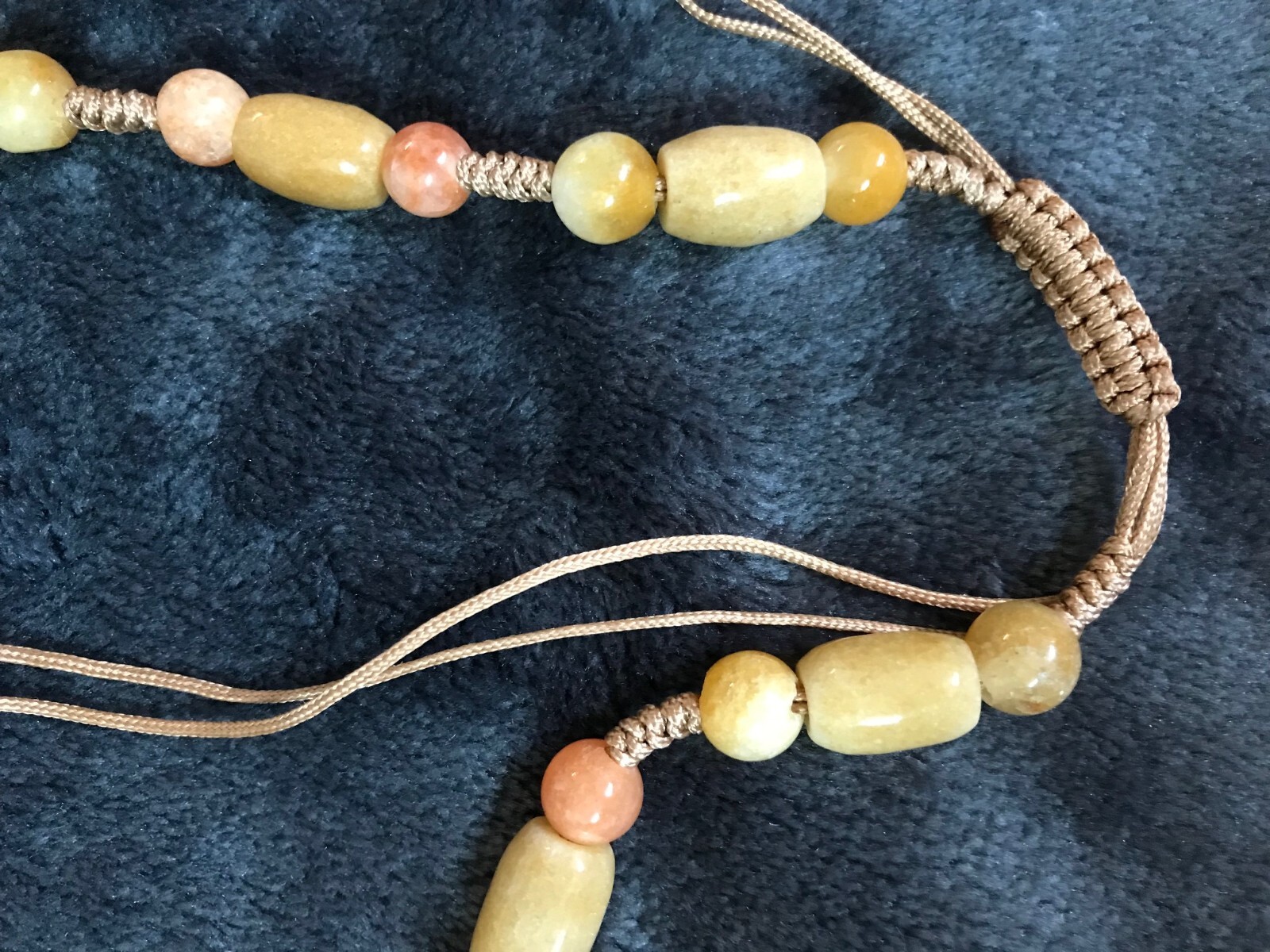 24" Drawstring adjustable Natural Bead Handcrafte… - image 6