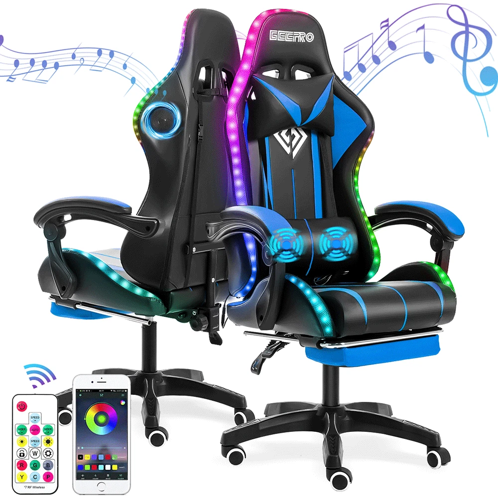 Massage gaming 2024 chair with speakers