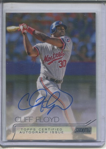 2015 Topps Stadium Club Autogramm Cliff Floyd #SCA-CF Autogramm
