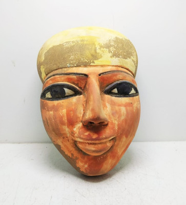 RARE ANCIENT EGYPTIAN ANTIQUITIES Mask Pharaonic Of Heavy Stone Carved In Egypt