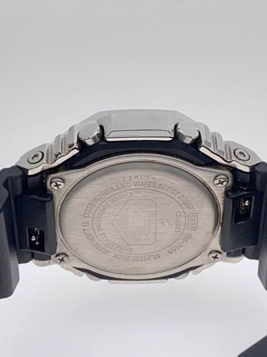 CASIO G-SHOCK GM-2100-1AJF Black/Silver Resin Quartz Digital