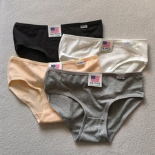 Cotton Bikini Panties 6-Pack Womens Ultra Soft Waistband Underwear Briefs Color