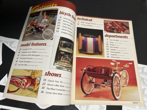 Lowrider Bicycle Magazine - Nov/Dec 95 - NOS With Poster - Models Pedal Cars - Picture 3 of 4