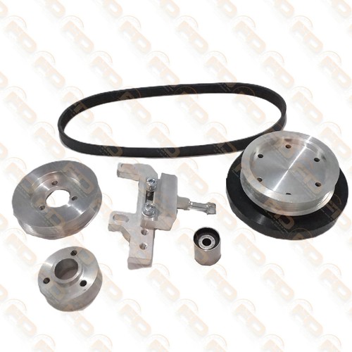 KIT MODIFICA CINGHIA POLY-V ALTERNATORE- DINAMO COMPATIBILE CON FIAT 500 - 126 - Foto 2 di 6