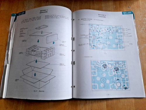 Sony HST-399 Stereo Receiver Tape Deck Service Manual General Export Model - Picture 4 of 6