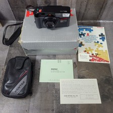 Pentax IQZoom 700 35mm Point Shoot Auto Focus Film Camera with Box - Works