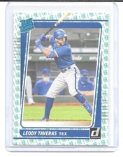 2021 Donruss Baseball Rated Rookies Liberty #56 Leody Taveras RC