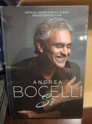 Andrea Bocelli Si Super Deluxe Edition Photo Book and Audio CD