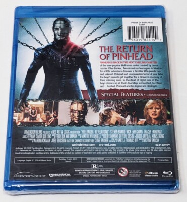 HELLRAISER: REVELATIONS (Blu-ray Disc, 2011) BLU RAY PINHEAD