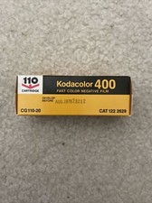 Kodacolor Kodak 400 film 110 Cartridge Color Exp. Aug 1978 13x17 mm Unopened Box