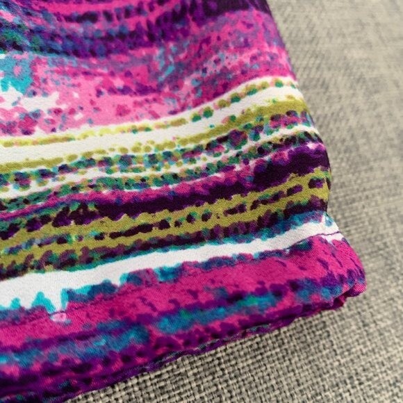 Ruby Rd Multicolor Stripes Blouse Lightweight Pet… - image 8