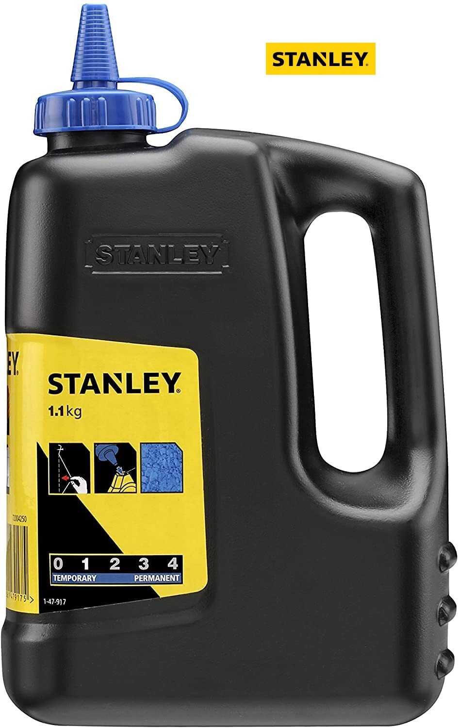 STANLEY POLVERE PER TRACCIARE COLORE BLU GESSO FLACONE DA 1.1 KG 1-47-917