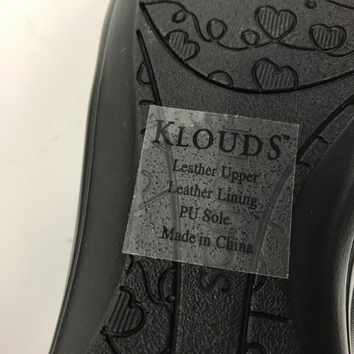 Klouds Mary Janes Black Size 42 10.5 11 Winona Leather Comfort Shock Cushion New - Picture 9 of 12