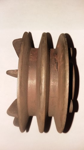 Ford Flathead Generator Pulley - Double Sheave 1937-1939 79-10130-B Fan Mount - Picture 2 of 4