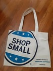 Small Business Canvas Bag - White and Blue - New! - Great for Grocery and Shop! — photo 2