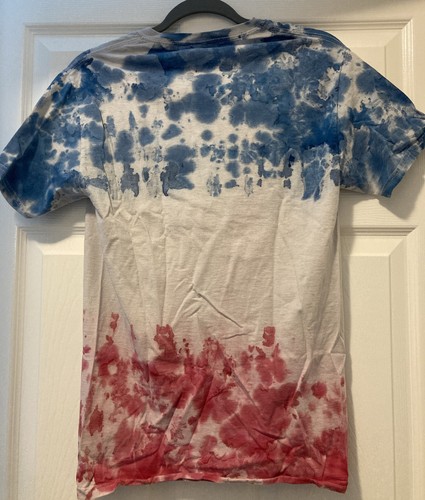 Buc-ee’s T-shirt 4th Of July Bucee The Beaver Red White & Blue Tie dye Adult S - Picture 3 of 4