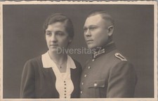 Foto, soldato Schorch con moglie, Dresda Neustadt, D/35