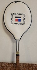 Vintage Tensor Stainless Steel Racquet, Made In USA Excellent Condition, 4 1/2 M