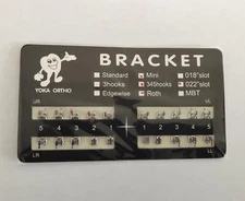 1 Set Dental Orthodontic Brackets Braces Mini Standard 018 022 No/3 /345 Mesh