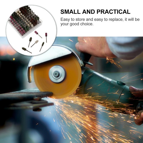 100 Pcs Grinding Wheel Head Polishing Tool Heads for Rotary Tools - Picture 10 of 12
