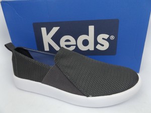 keds gray slip ons