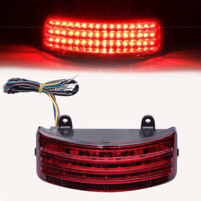 Rear Fender Tri-Bar Turn Signal Tail light For Harley Street Glide Road Glide US