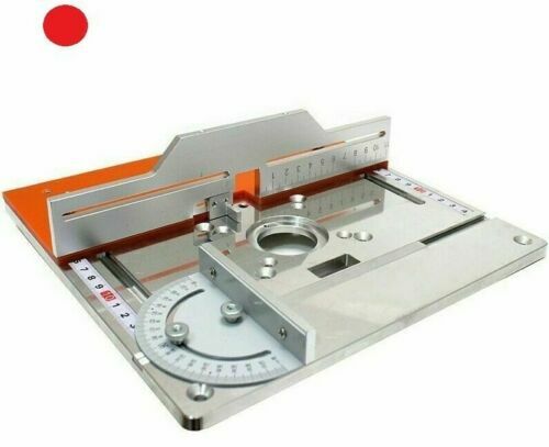 Router Table Insert Plate Aluminum Electric Wood Milling Flip Board Miter Guide - Picture 3 of 12