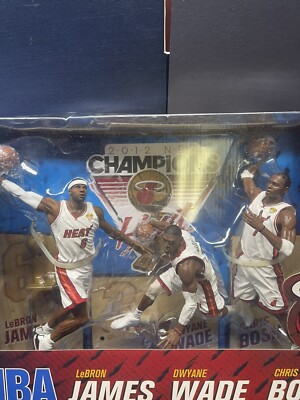 【希少】Mcfarlane Heat  championship 3pack McFarlane Toys NBA Miami Heat Championship 3-pack Lebron James