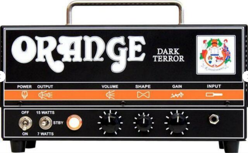 Orange Dark Terror 15 watt Guitar Amplifier Head Hi-Gain