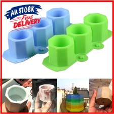 DIY Flower Pot Mold Silicone Handmade Clay Craft Making Cement Mould Tool Home