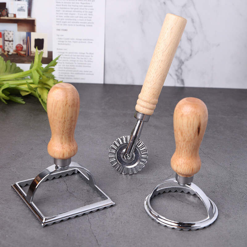 Ravioli Cutter Set with Pasta Press Mold Kitchen Attachment Kit by T-IL