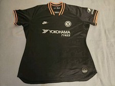 CHELSEA FC NIKE GIRLS AWAY SHIRT XL P2P 22.5" YOKOHAMA TYRES 🇬🇧