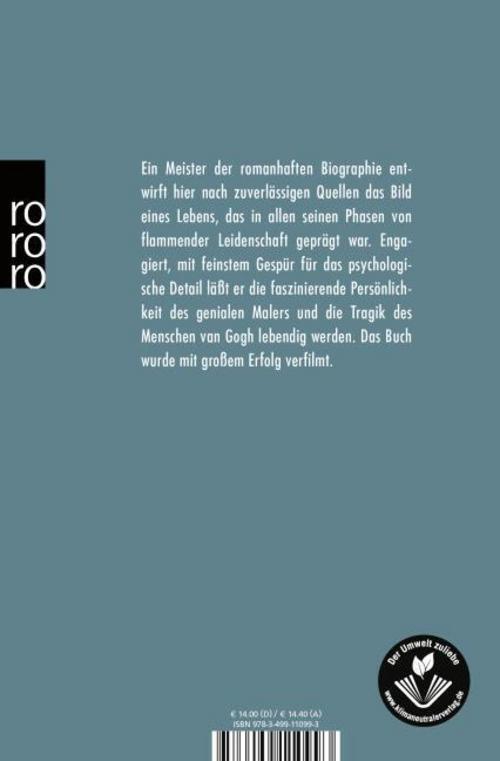 Thumbnail - Vincent Van Gogh Irving Stone