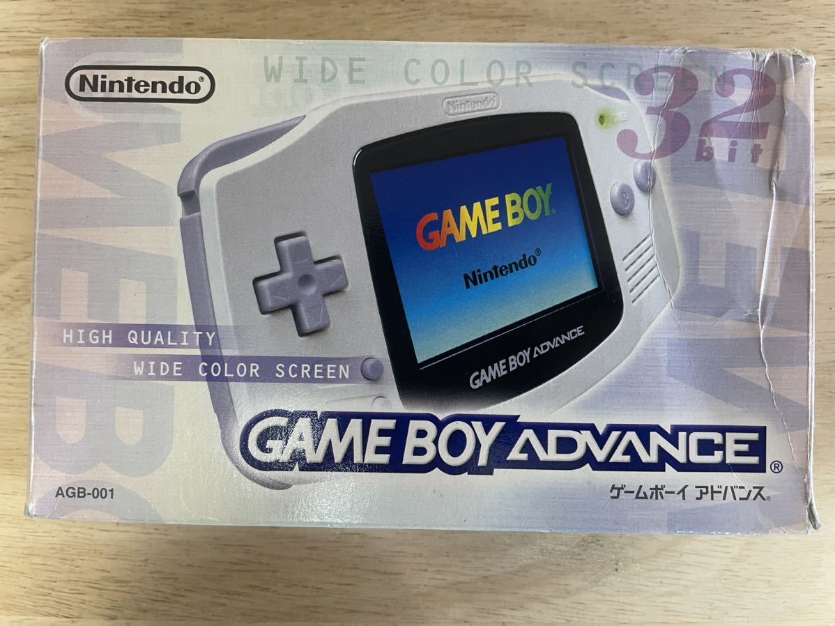 メーカー直売 - 人気ランキング Cord Charging White Advance Boy Game Set GB Nintendo AGB-001 本体