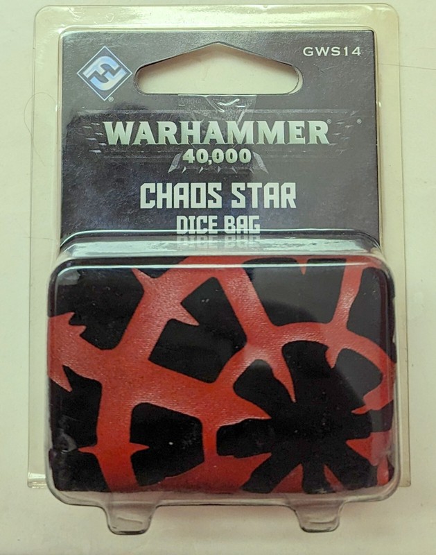 Warhammer 40,000 CHAOS STAR DICE BAG New WH 40K FFG GW